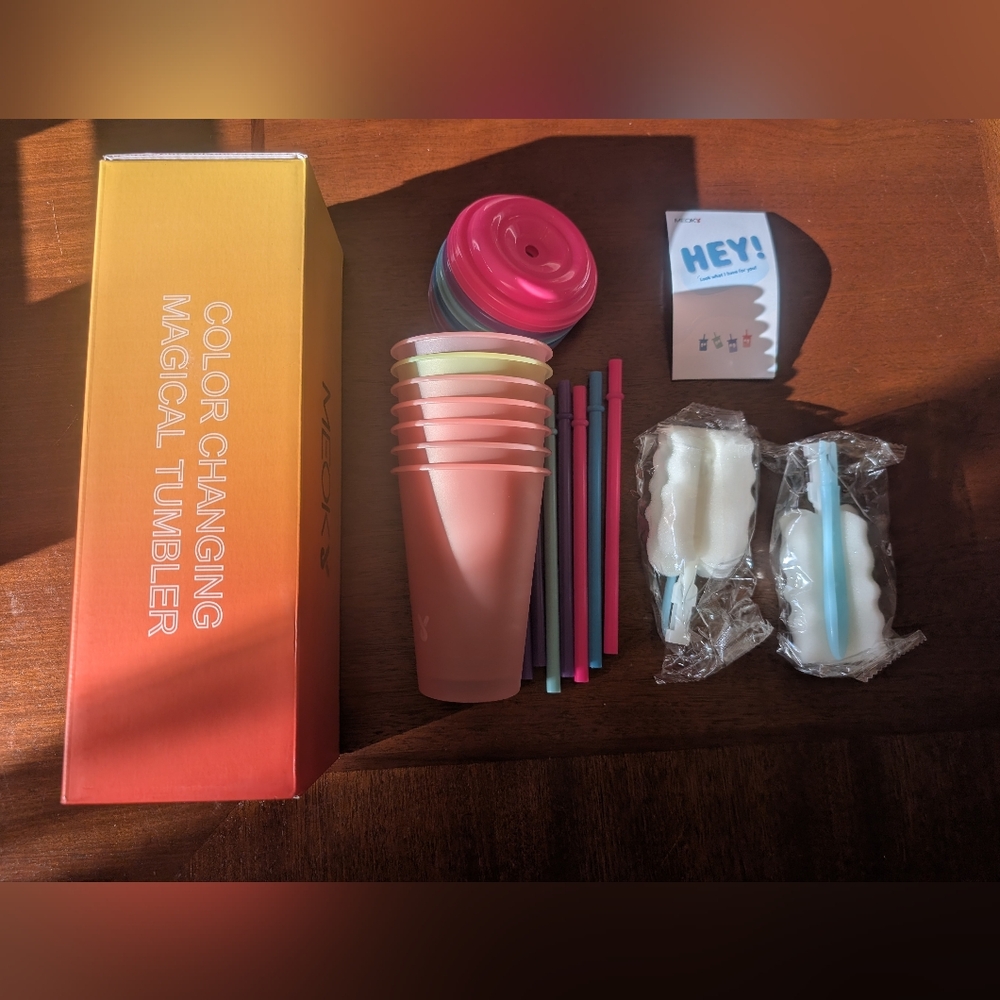 Color Changing Magical Tumbler Set